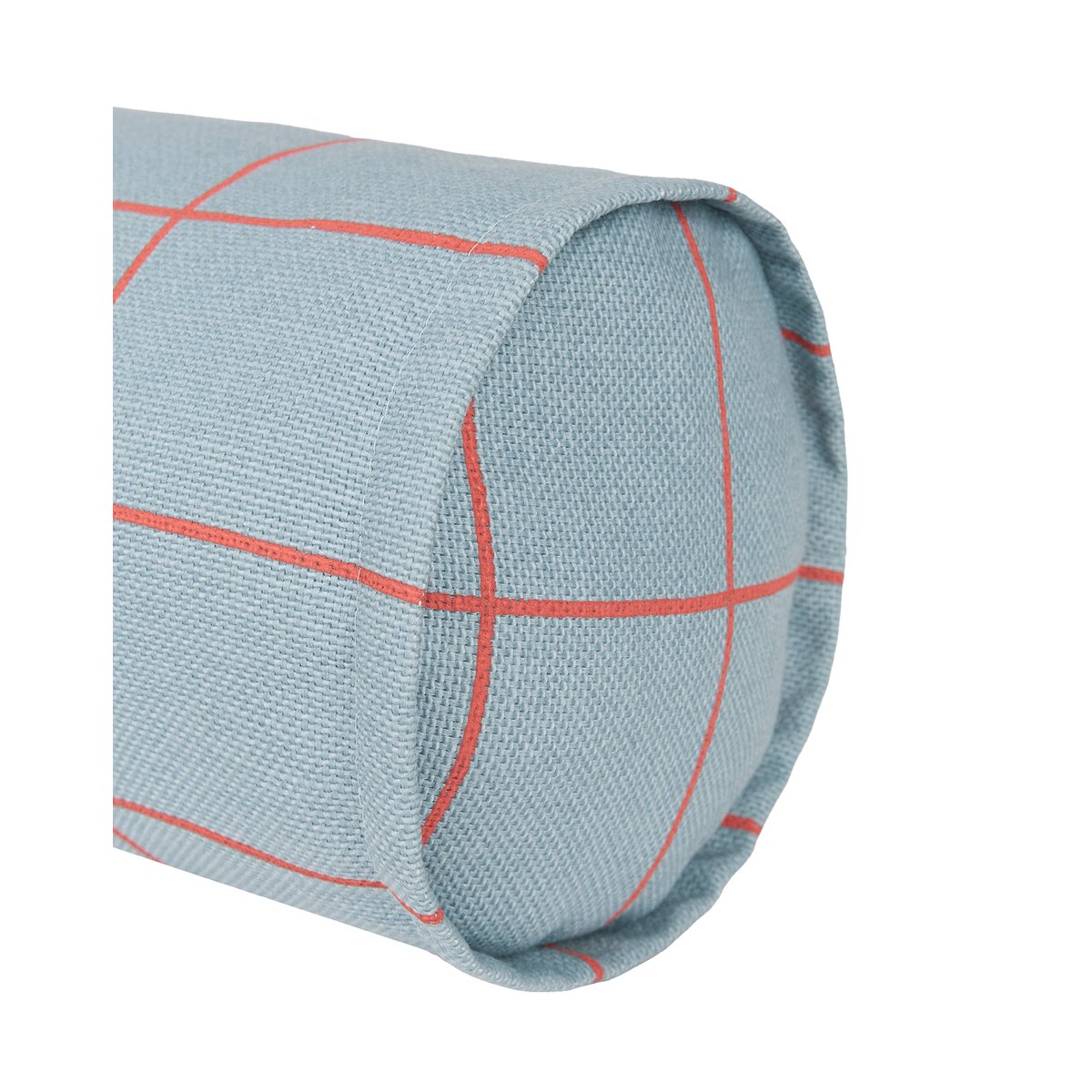 Coussin traversin VIBES grid bleue et rouge, NOBODINOZ
