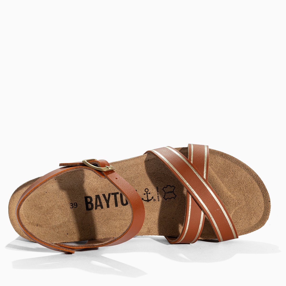 Sandales CANBERRA camel/gold, BAYTON