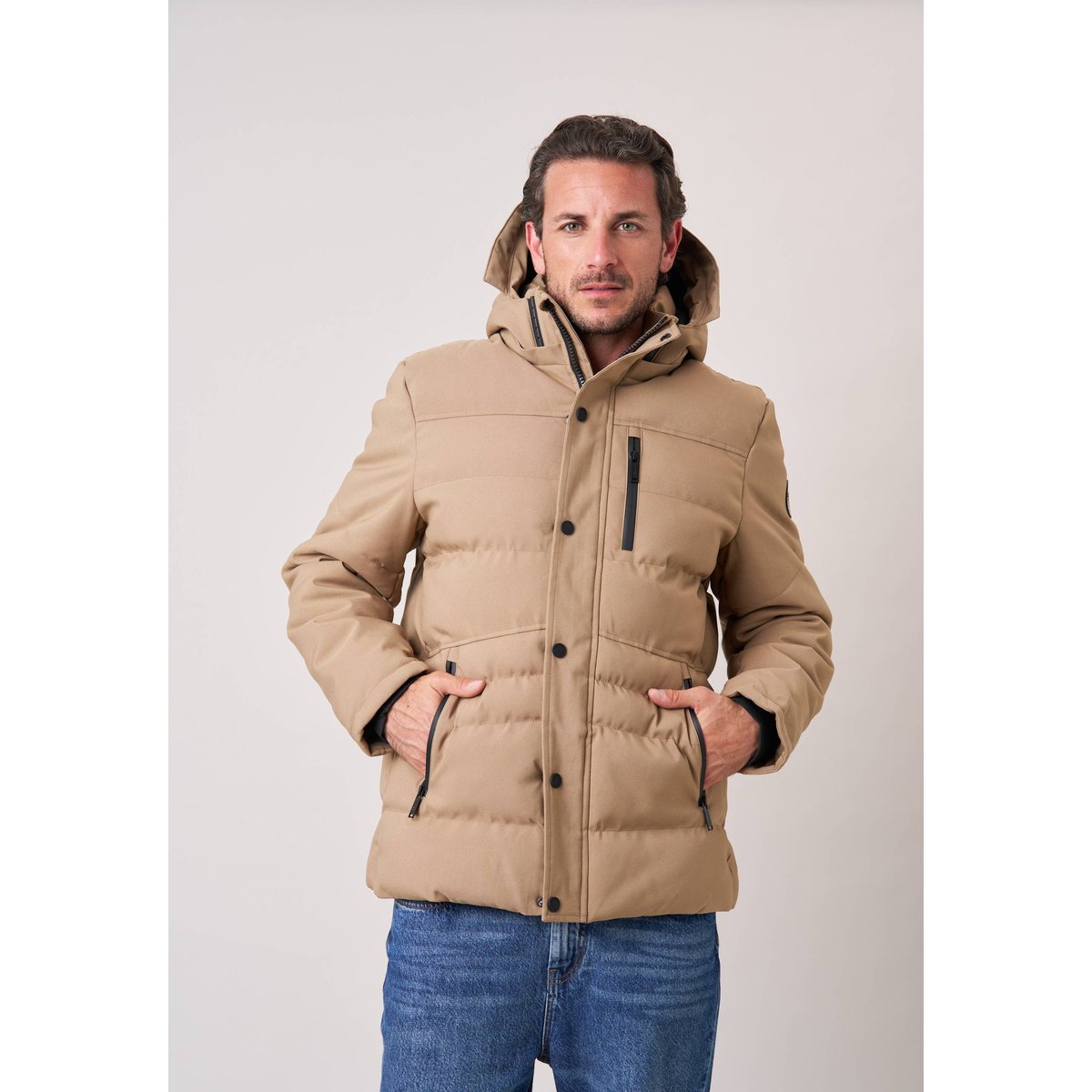 Doudoune chaude homme CHIRO dune, DEELUXE