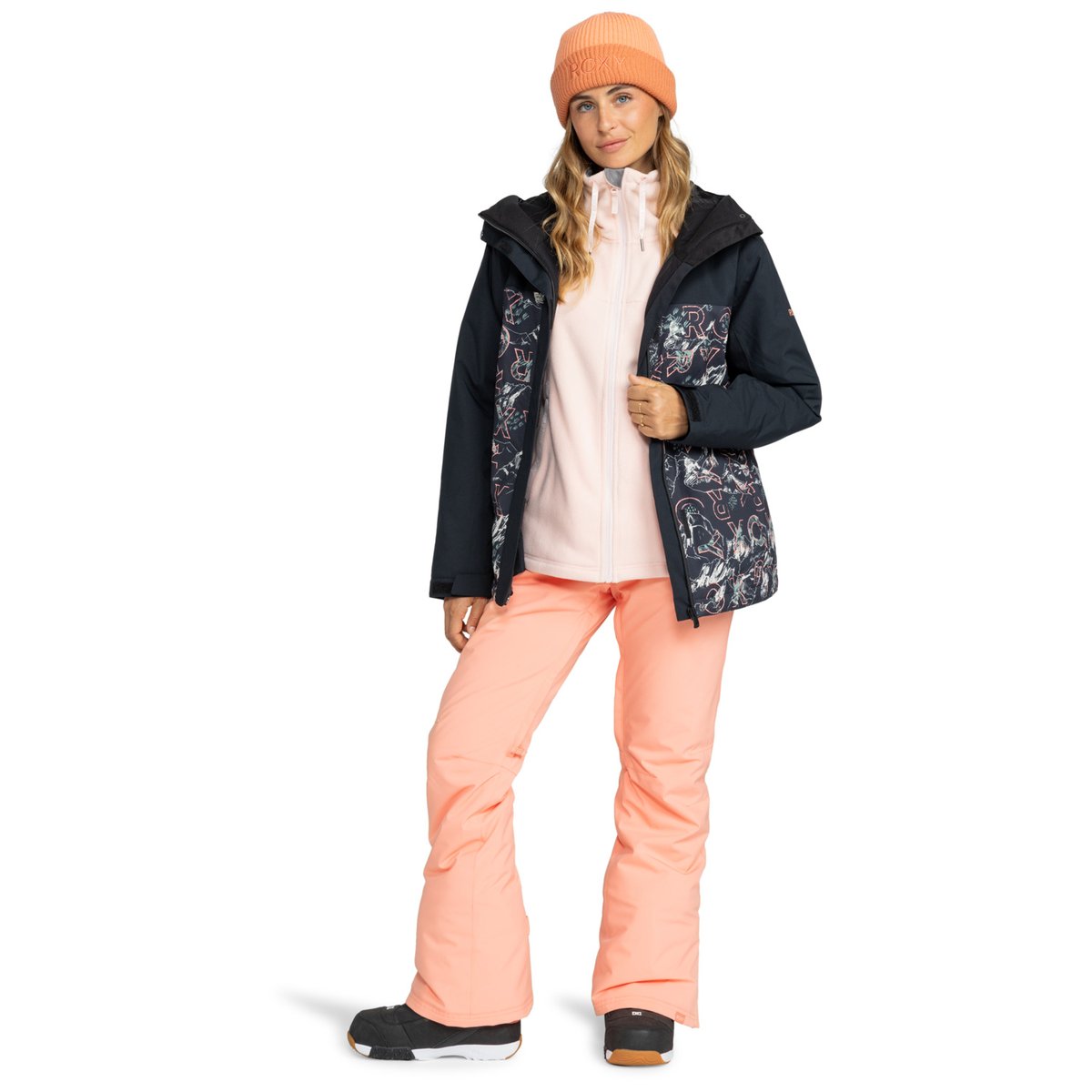 Veste de snow GALAXY. noir true black roxy roxy summit, ROXY