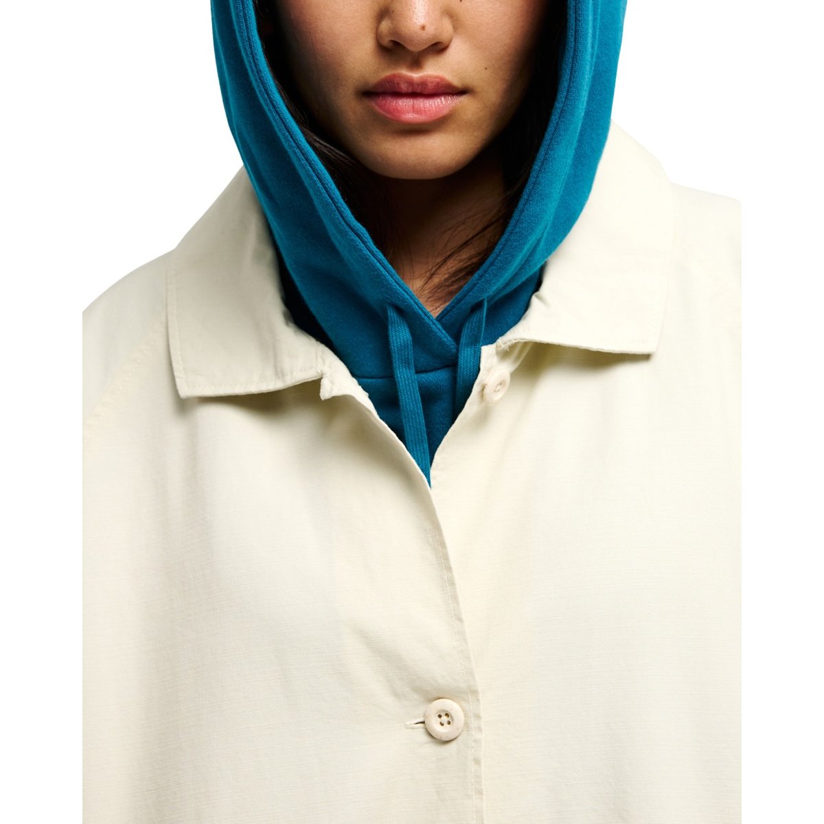 Veste workwear MANHATTAN TRENCH beige bone white, QUIKSILVER