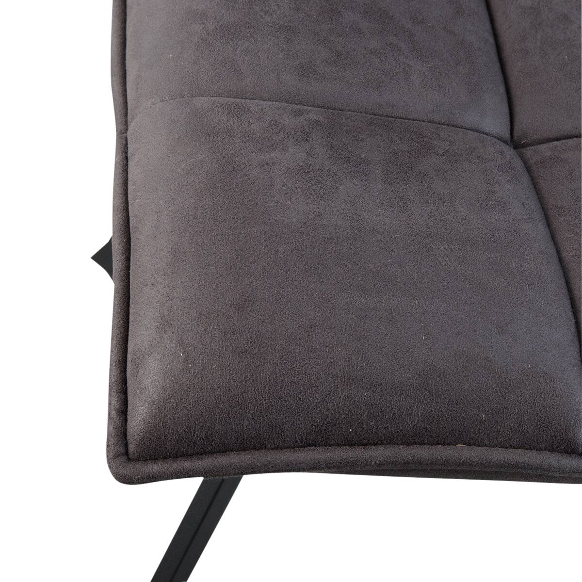 Lot de 2 chaises en polyester NINO noir, MADE IN MEUBLES