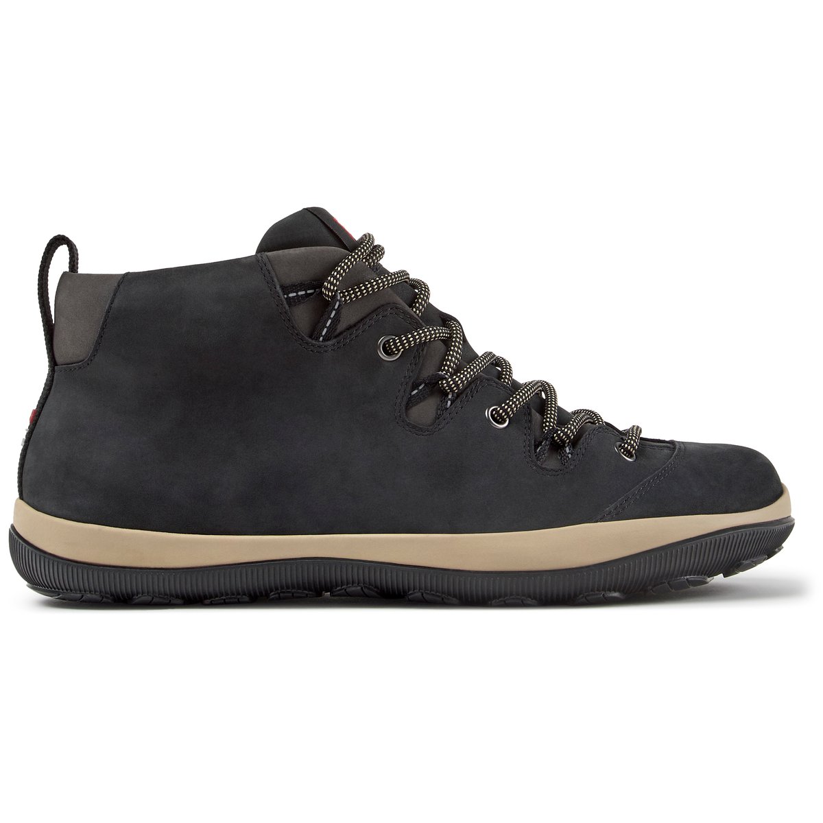 Bottines Peu Pista GM Nubuck Leather noir 001, CAMPER