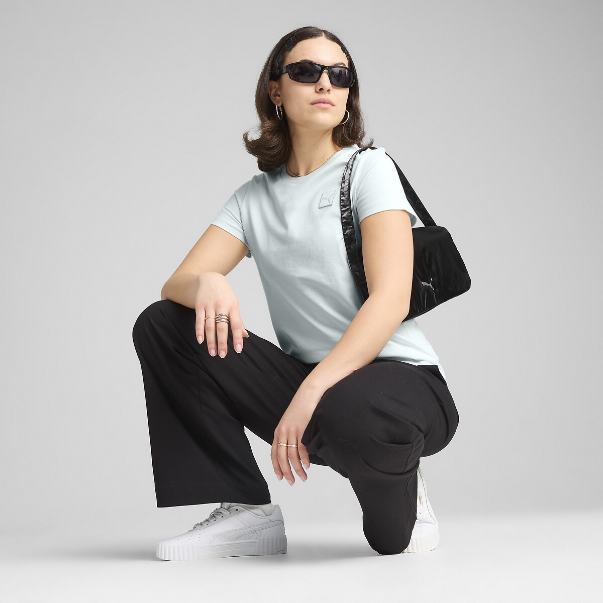 T-Shirt ESSENTIAL ELEVATED blau, PUMA