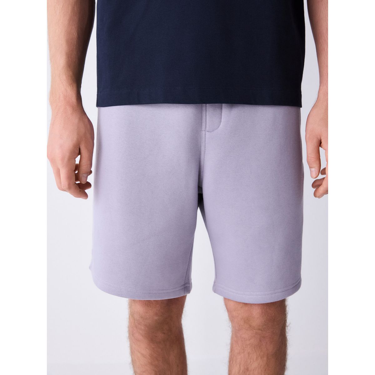 Short en jersey brossé violet lilas, NEXT