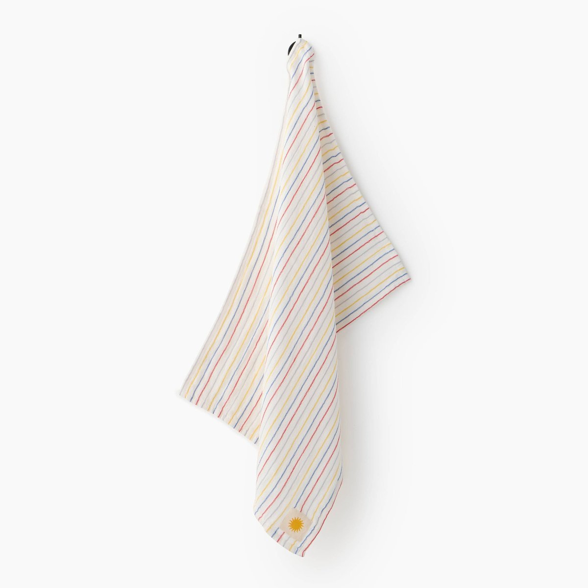 Torchon en gaze de coton rayé, 50x70cm, 100% coton multi co, MONOPRIX