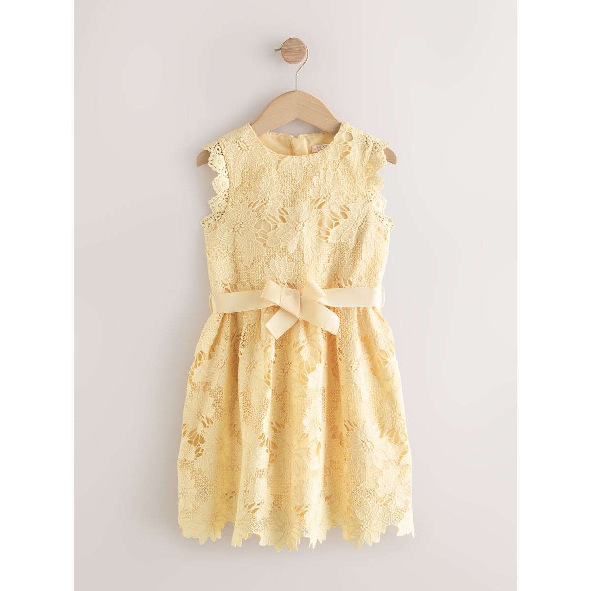 Robe en dentelle pour les grandes occasions jaune, NEXT