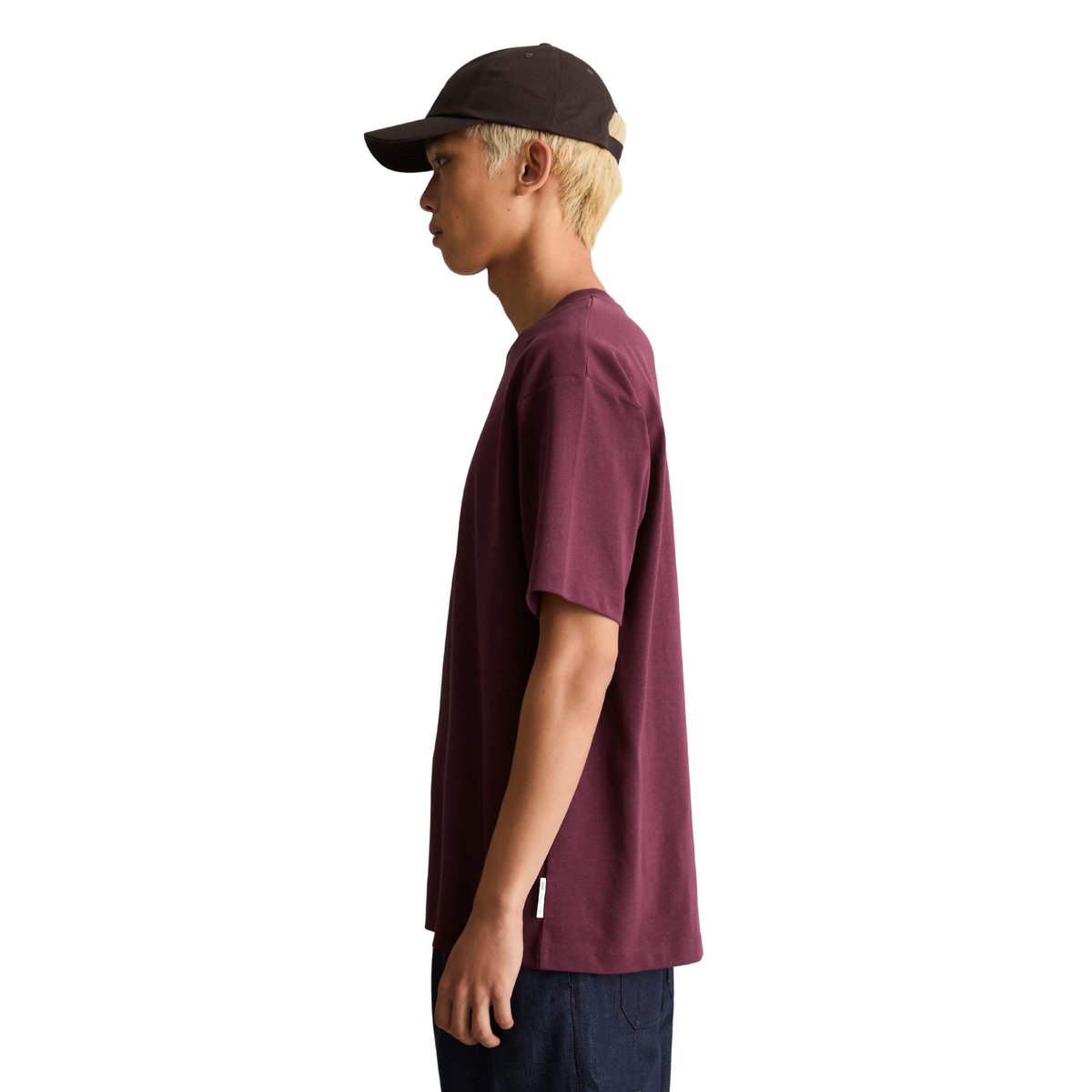 T-shirt ample en jersey de coton bio épais violet, MARC O’POLO DENIM