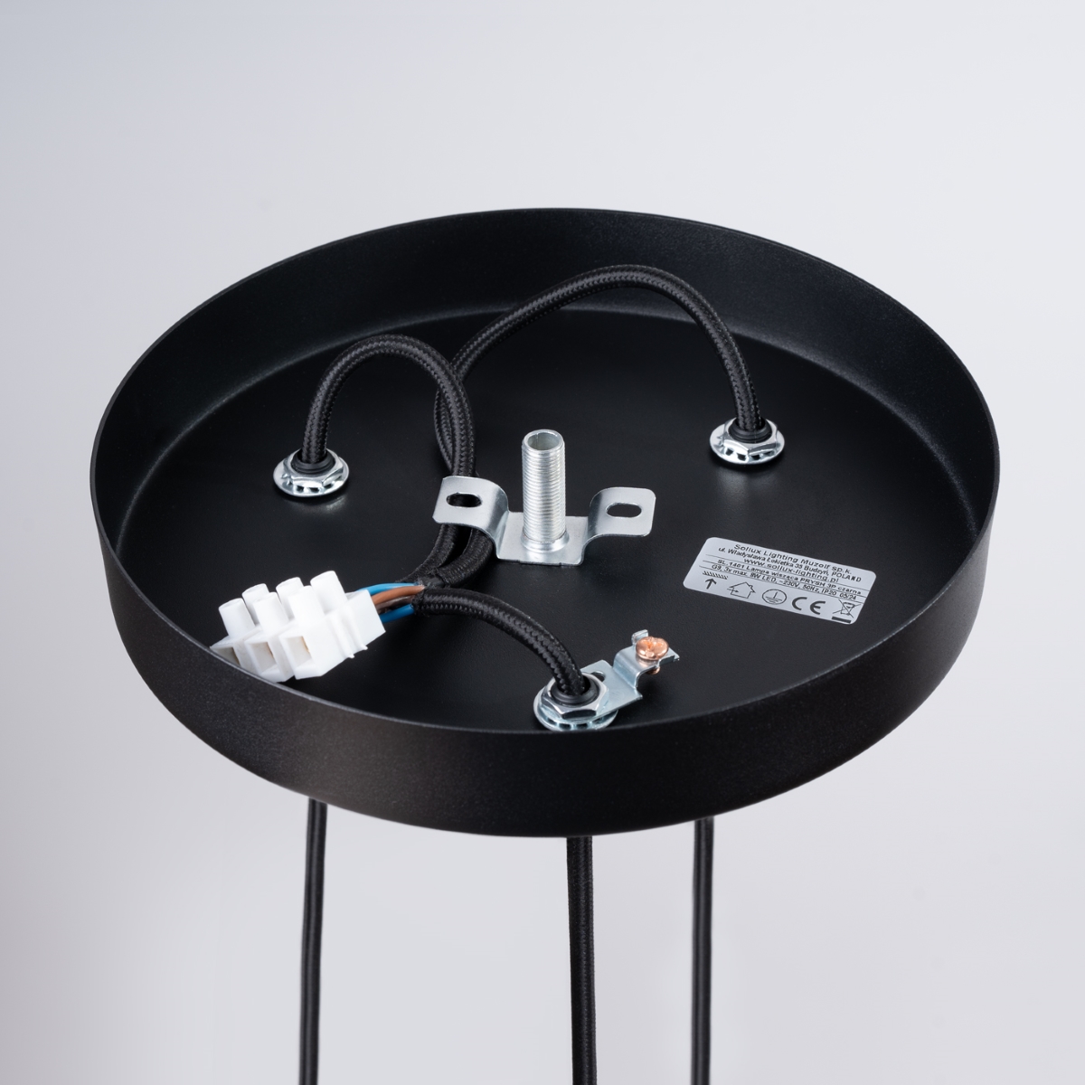 Suspension Acier Noir G9 3 Prysm noir, EDEN