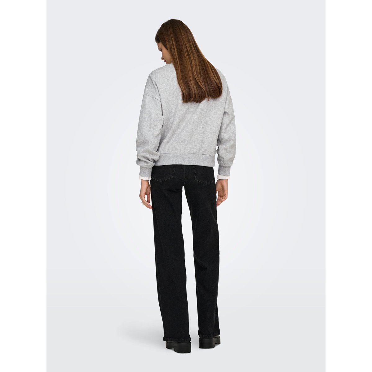 Sweat-Shirt light grey melange 1, ONLY