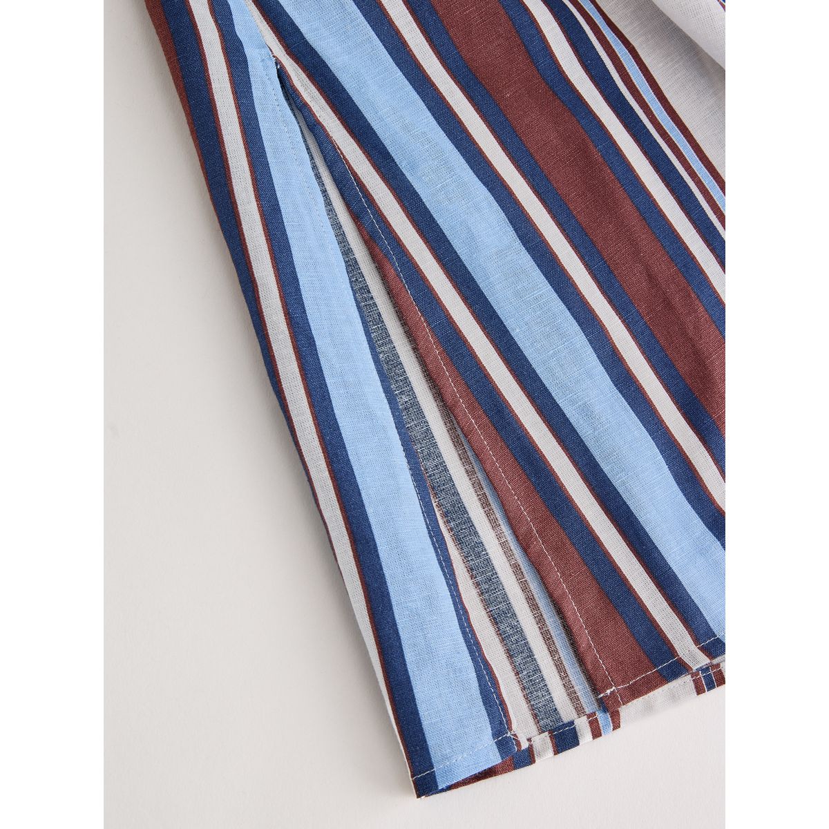 Caraco long rayures marron chocolat bleues, NEXT