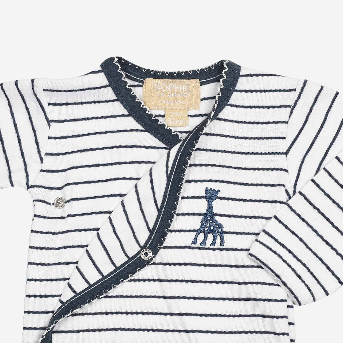 Body marinière Sophie La Girafe® bleu, TROIS KILOS SEPT