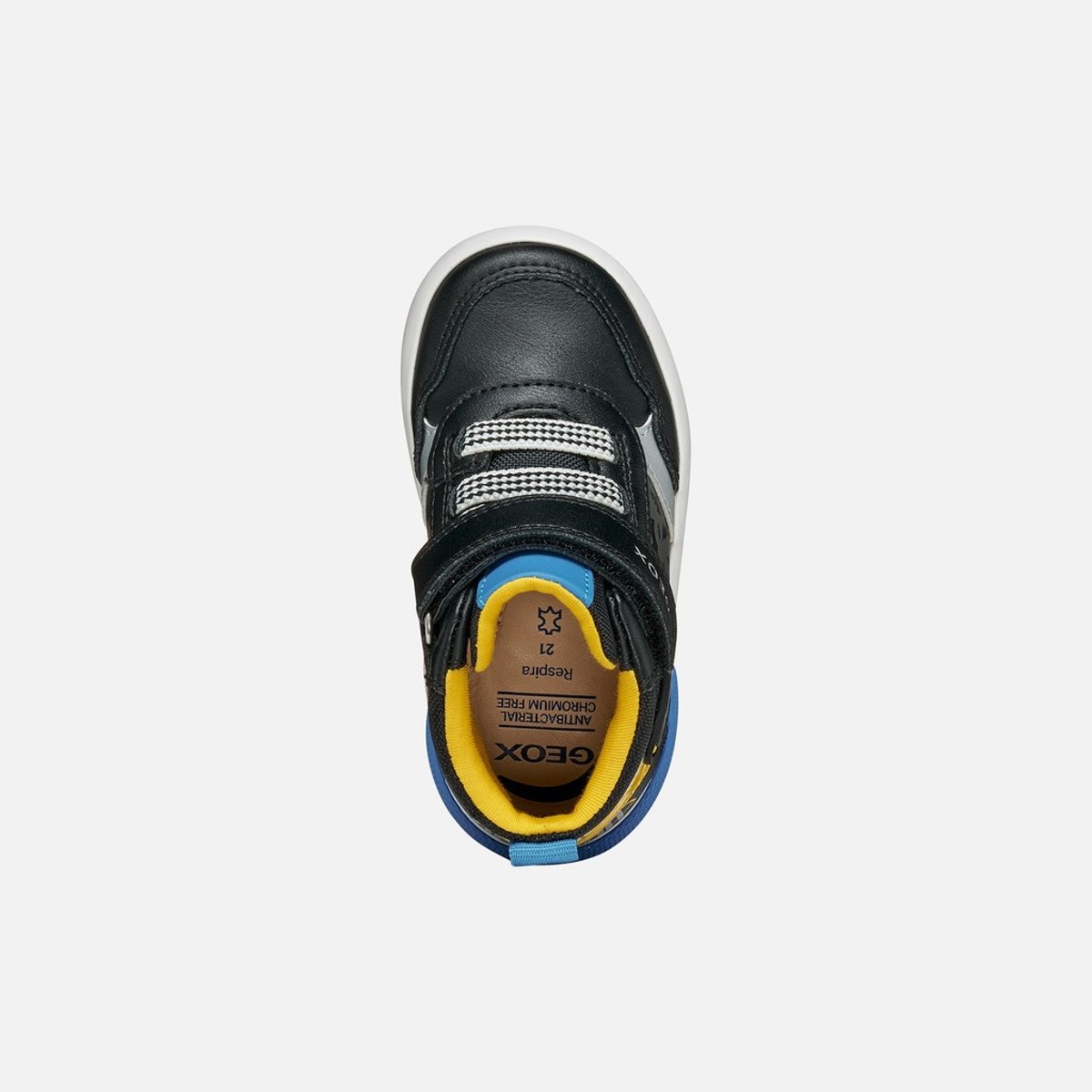Baskets B GISLI noir/jaune, GEOX