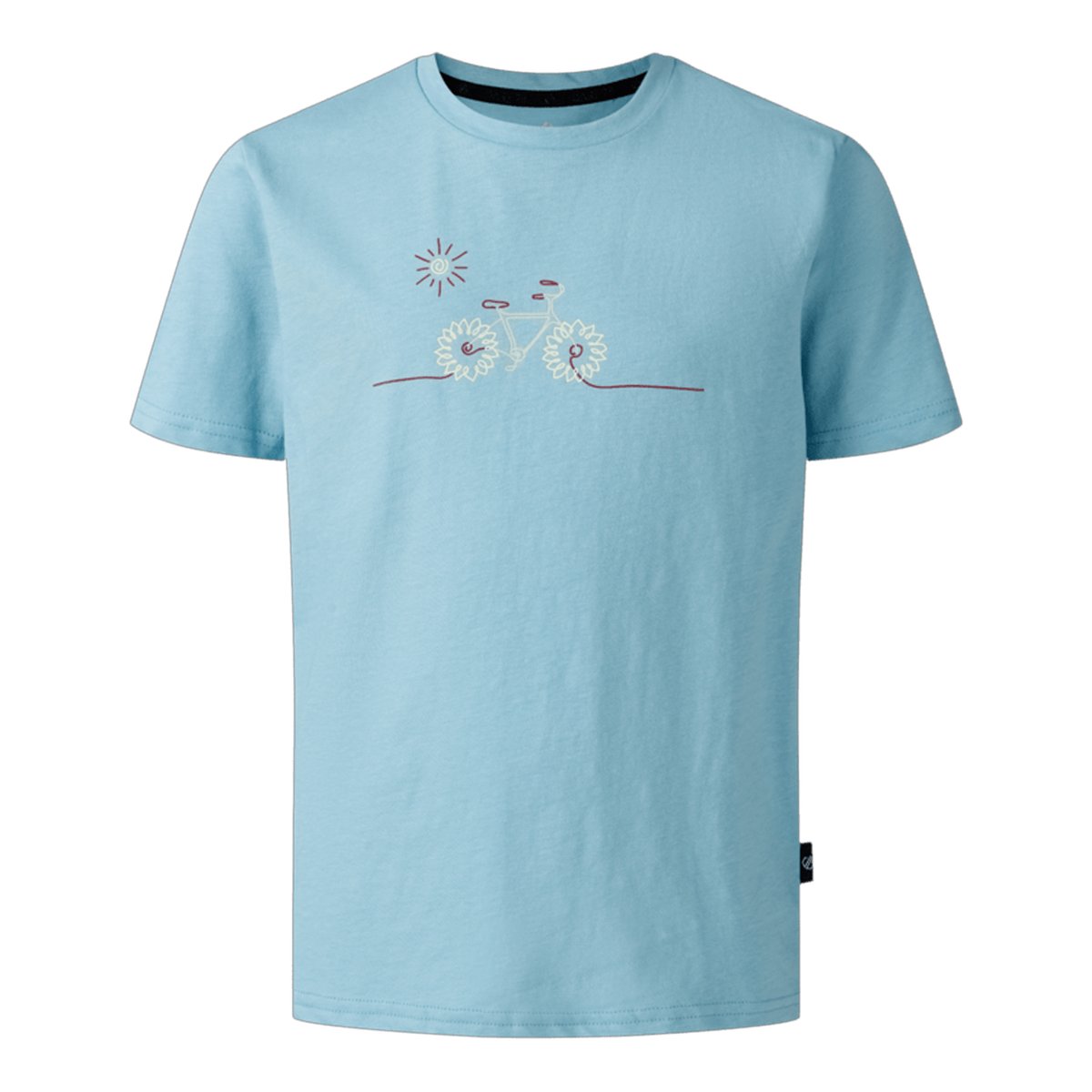 T-shirt motif/style vélo TRAILBLAZER bleu de gris, DARE 2B