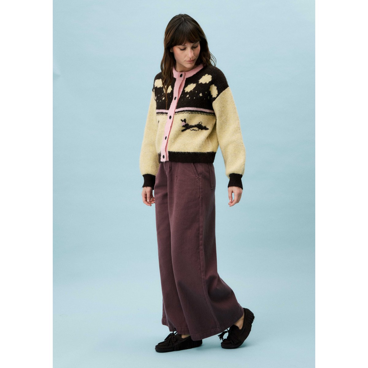 Cardigan BARRET beige, FRNCH