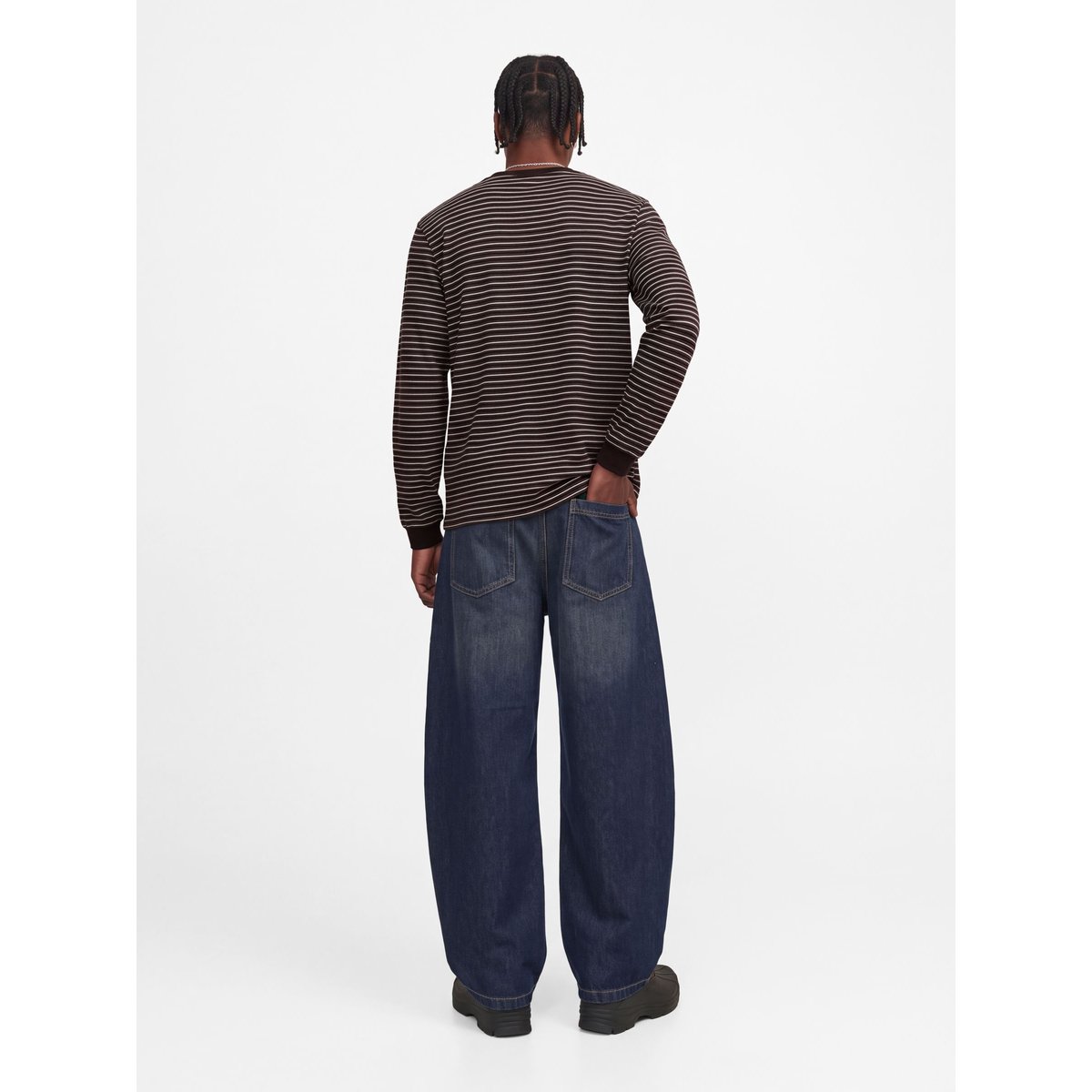 T-Shirt marron - chocolate torte 1, JACK & JONES