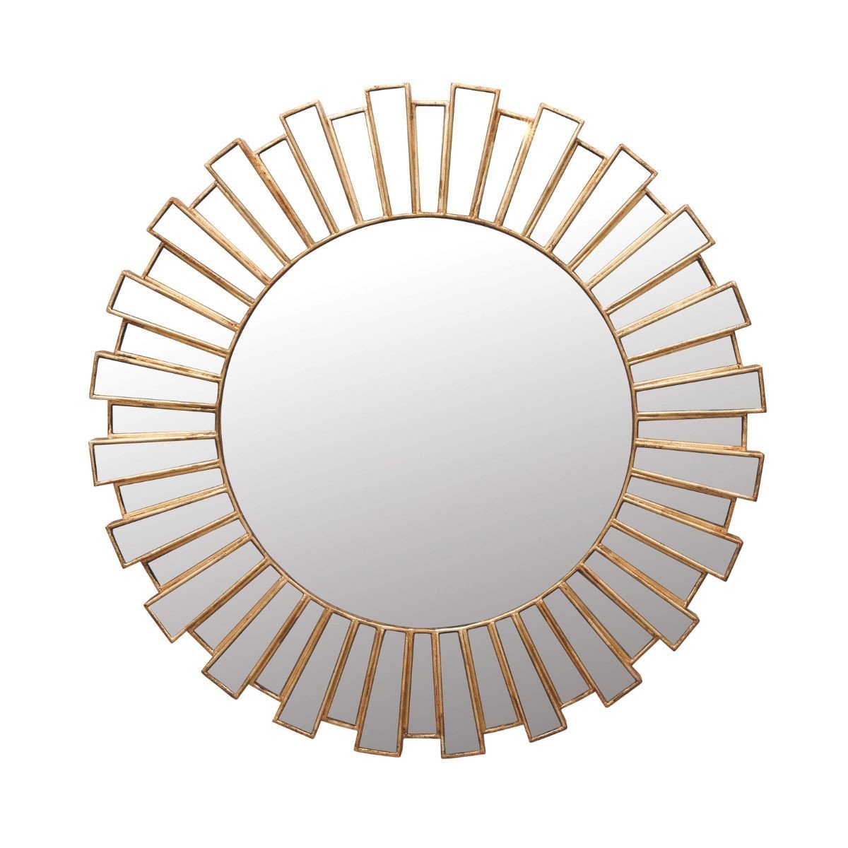 Miroir solaire doré en verre D.130 cm doré, SIGNATURE