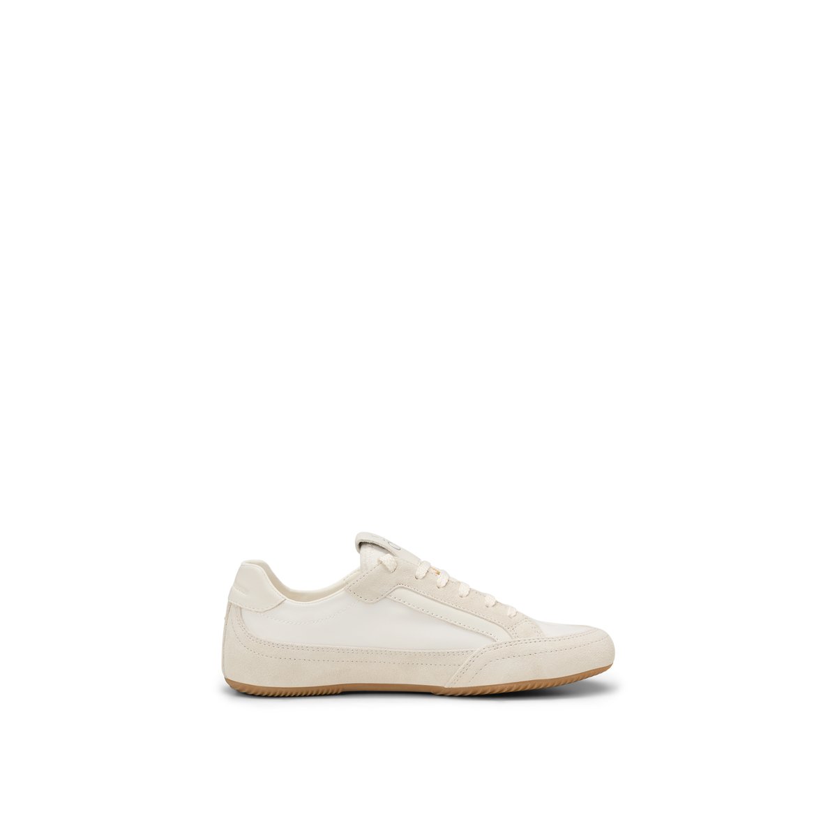 Baskets Modèle Lola en mélange de matériaux légers blanc naturel, MARC O'POLO