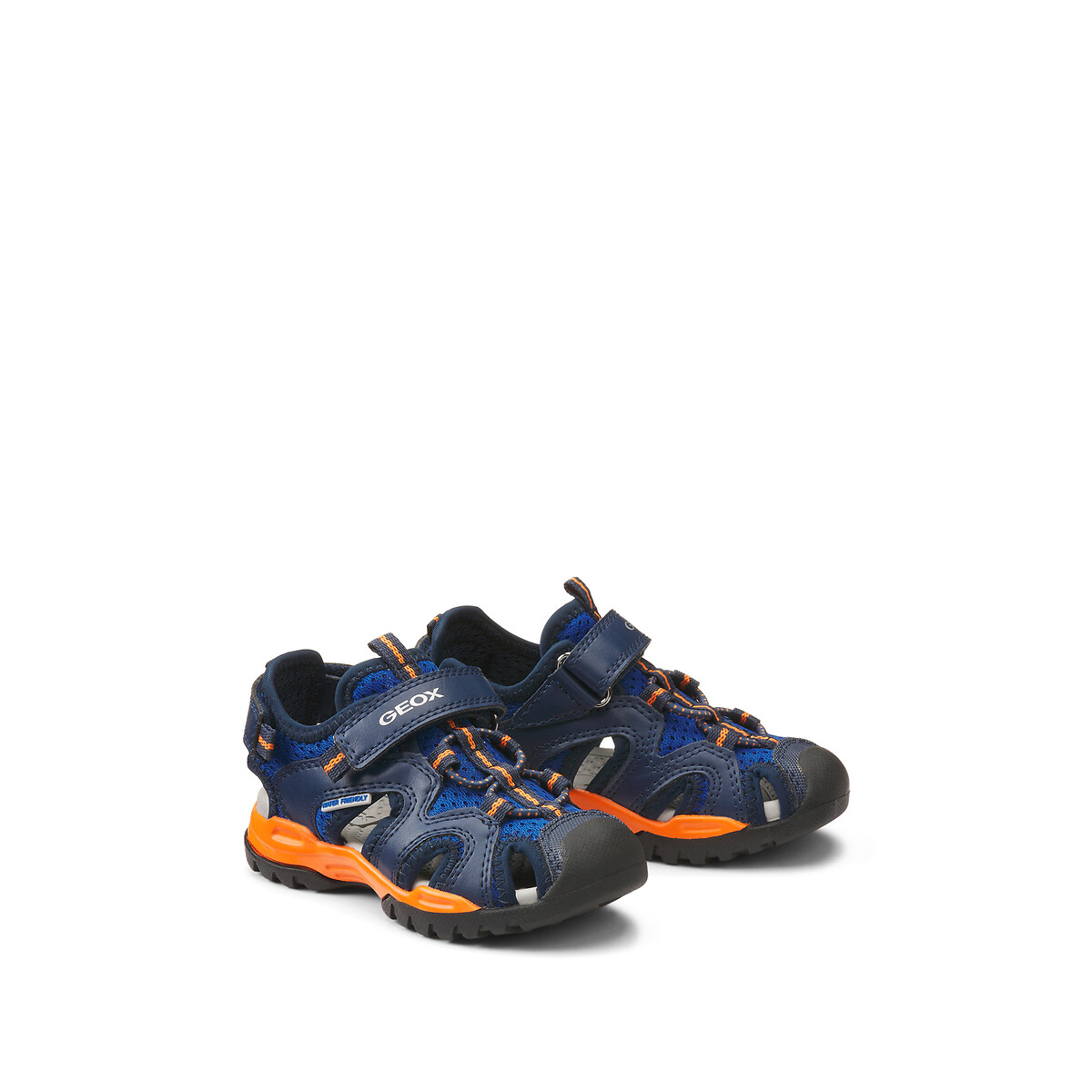 Sandales imperméables Borealis bleu/orange, GEOX