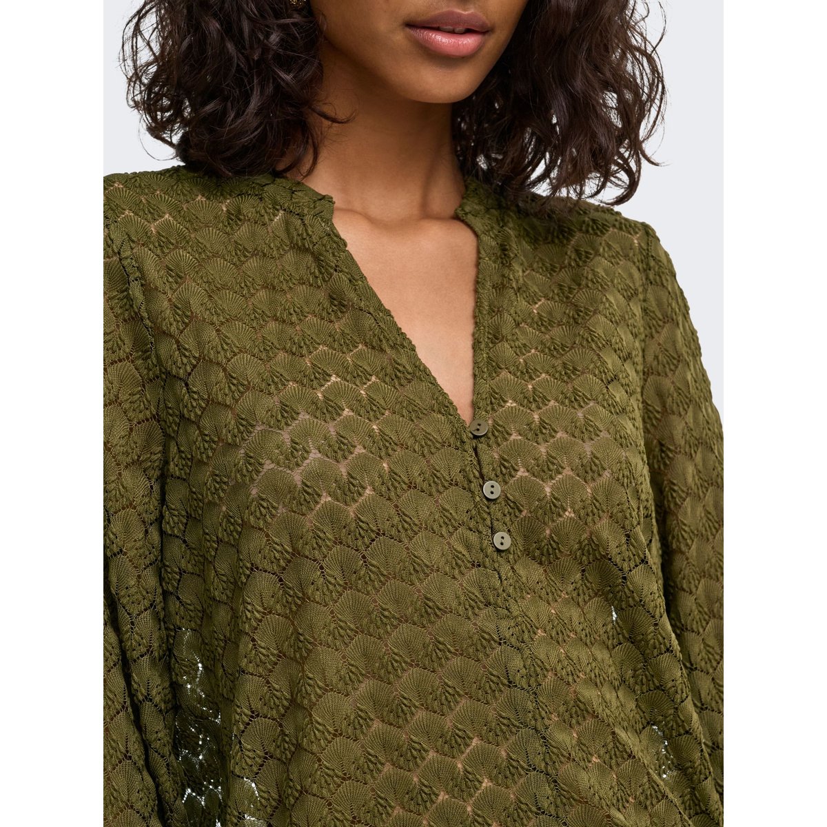 Blouse dark olive, JDY
