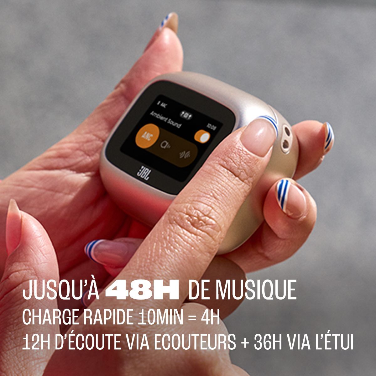 Ecouteurs Live Beam 4 Noir couleur unique, JBL