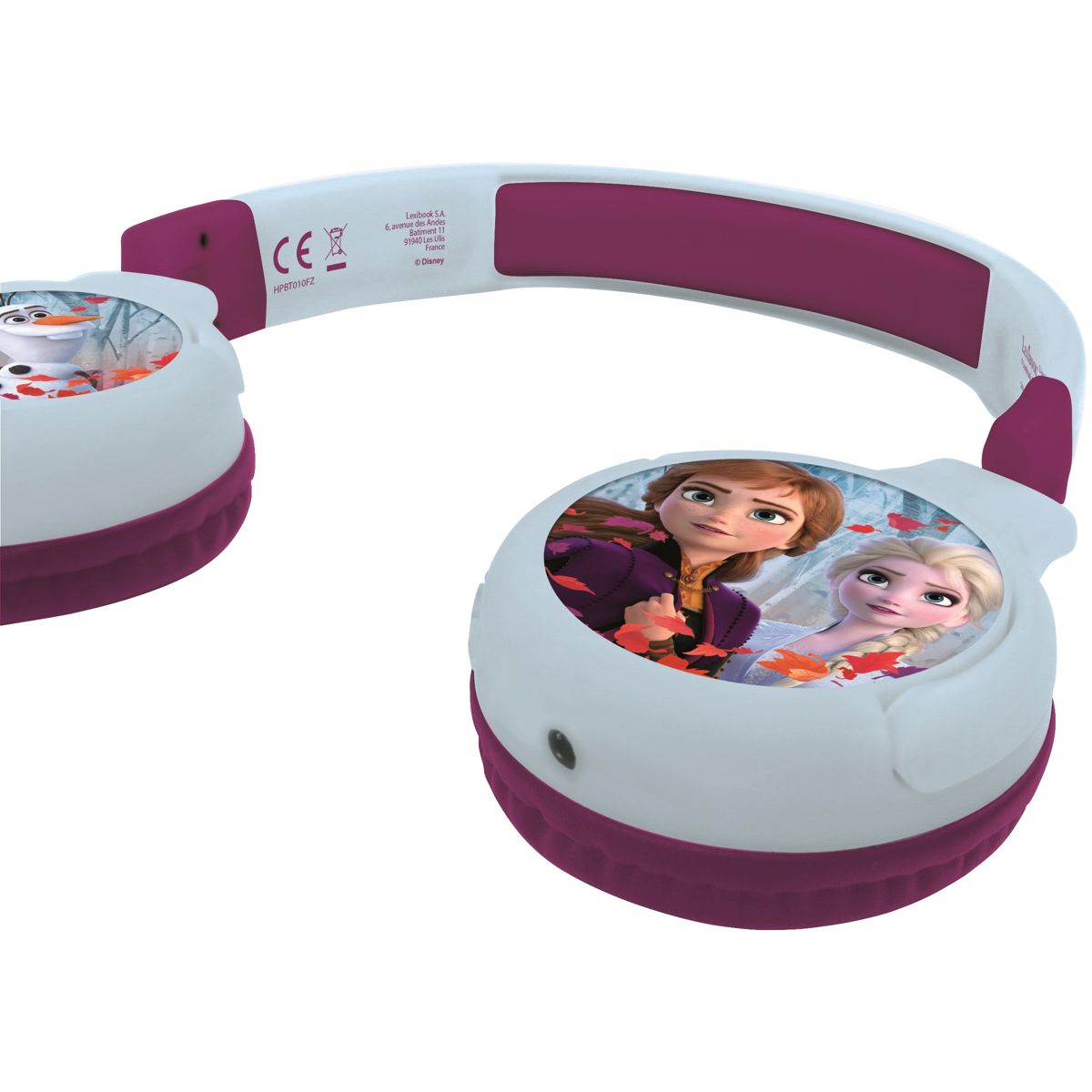 Casque LEXIBOOK Frozen 2 en 1 Bluetooth bleu, LEXIBOOK