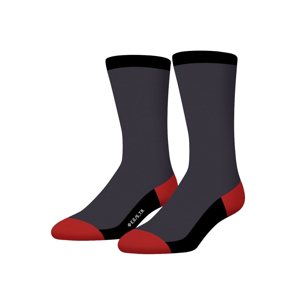 Lot De 4 Chaussette One Piece noir/gris/rouge/beige, FREEGUN