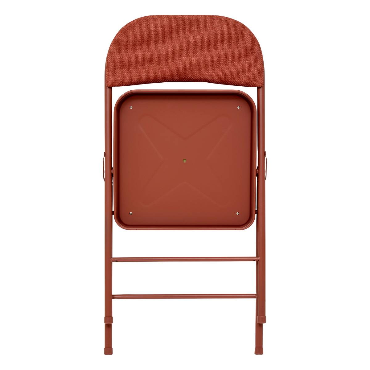 Chaise pliante en métal revêtement tissu chiné FLEXY PLUS rose foncé, 5FIVE SIMPLY SMART