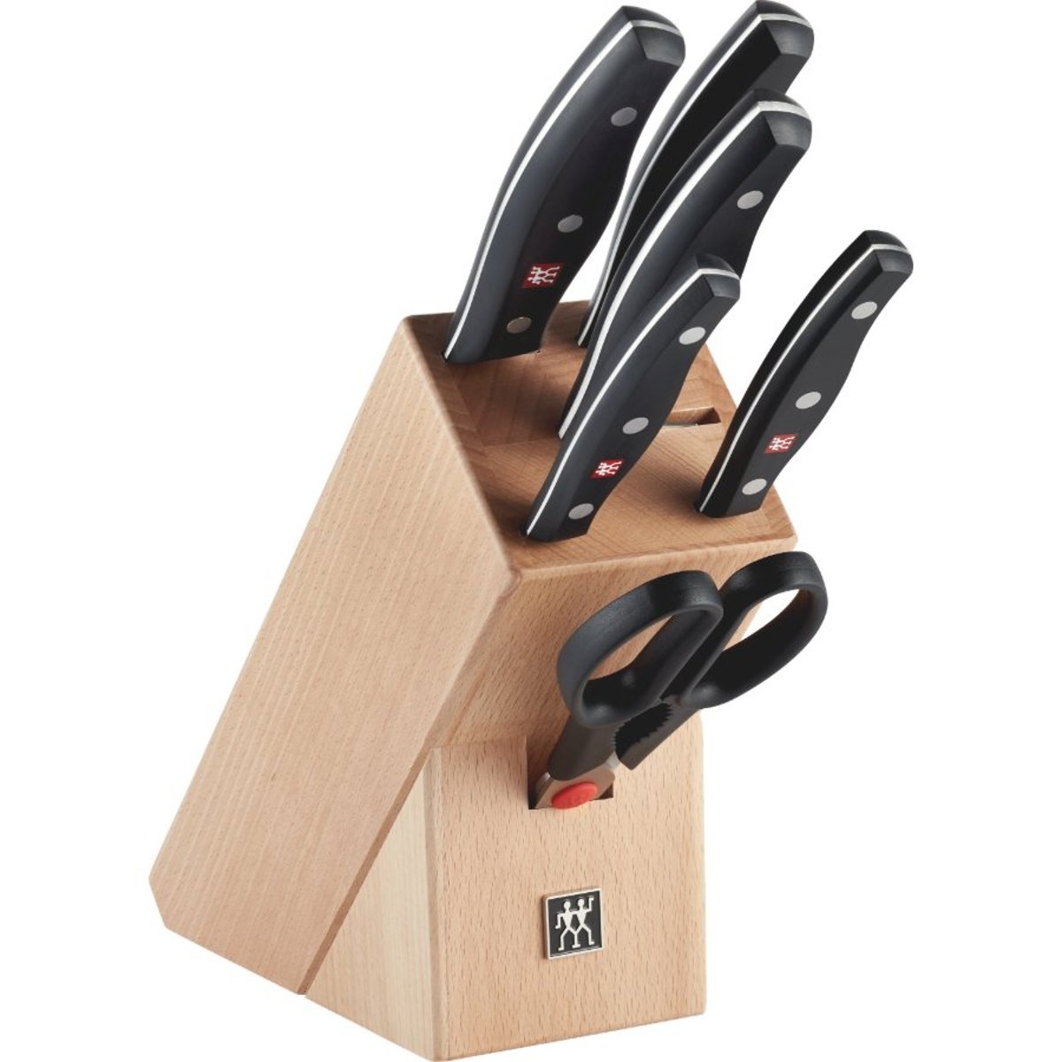 ZWILLING Signature Bloc de couteaux 7 pièces, Nature, acier inoxydable nature, ZWILLING