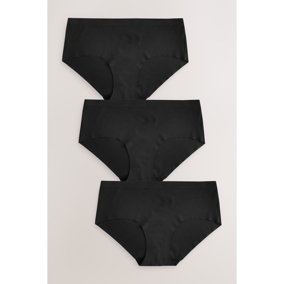 Culotte invisible confortable, lot de 3 noir, NEXT