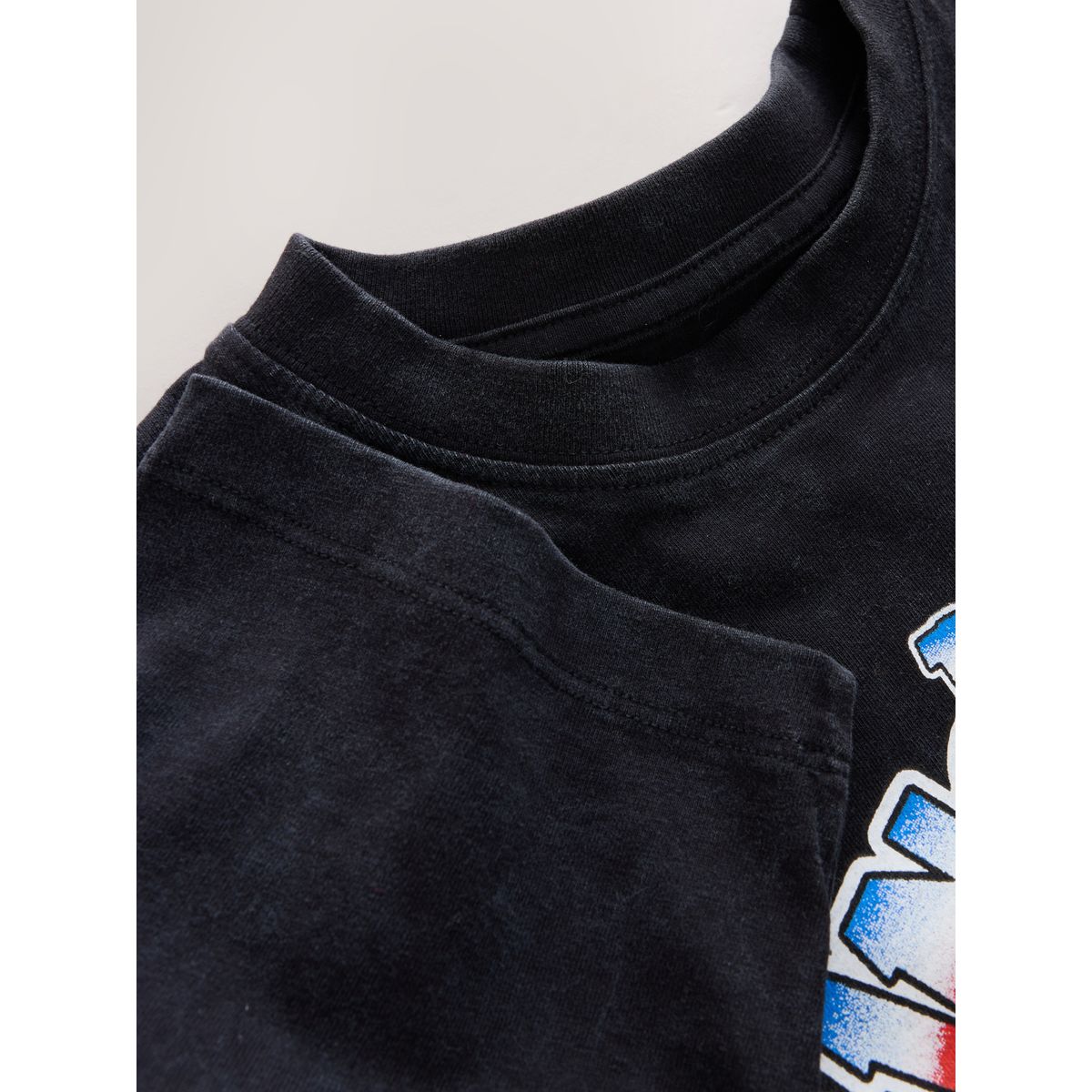 T-shirt avec bande rolling stones délavés au noir, NEXT