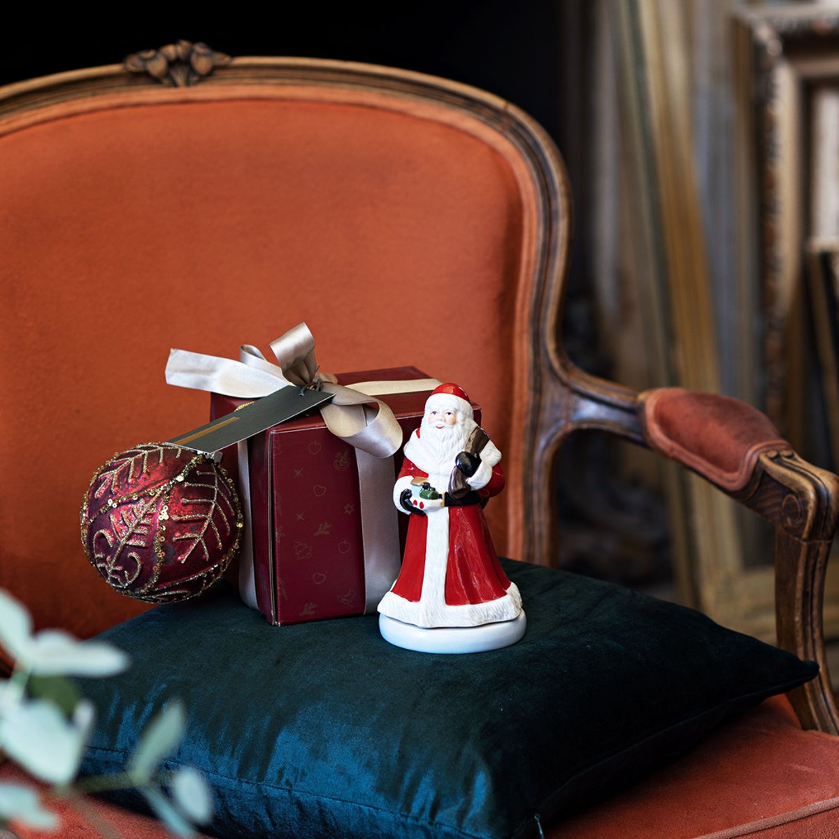 Père Noël, Tournant NOSTALGIC MELODY rouge, VILLEROY & BOCH