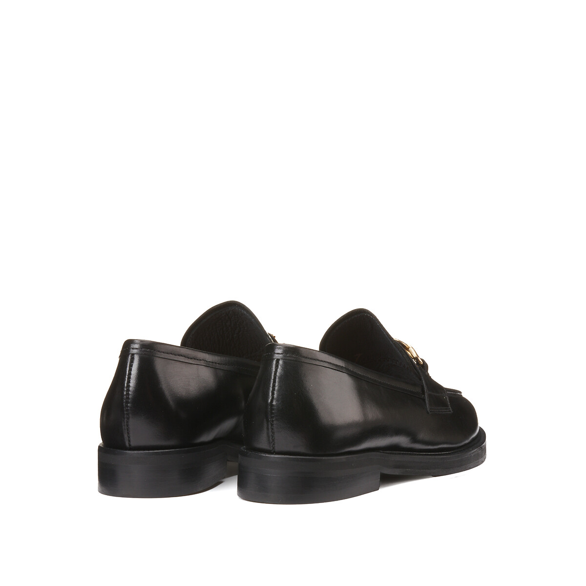 Mocassins cuir Delphes, fabriqués en Europe noir, JONAK