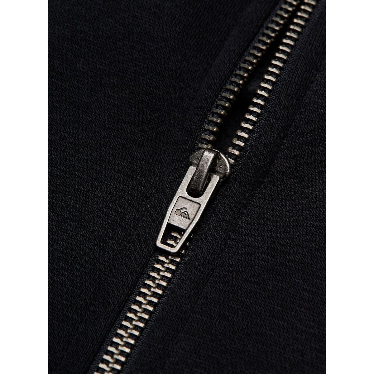 Sweat zippé à capuche, en molleton, imprimé dos noir, QUIKSILVER