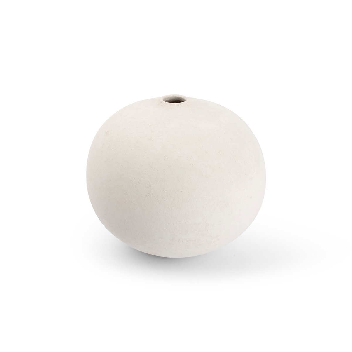 Vase rond 23 cm BULLET blanc, SP COLLECTION