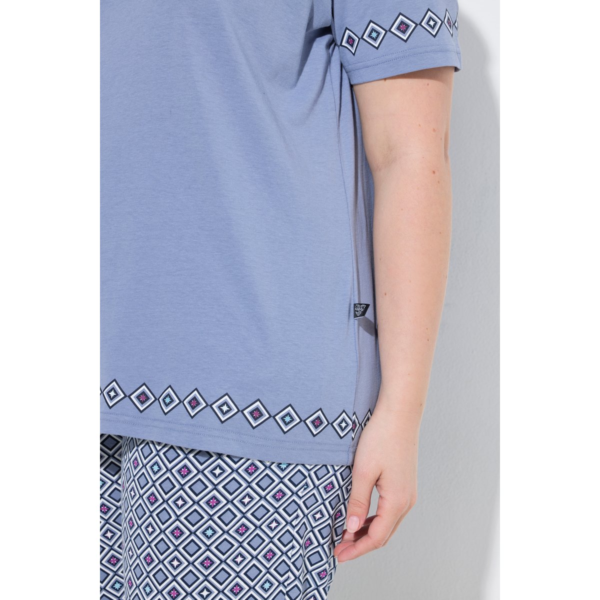 Pyjama deux pièces bleu pigeon, ULLA POPKEN