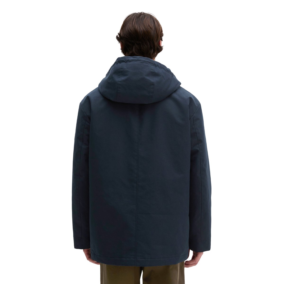 Parka à capuche coupe classique avec doublure en peluche et rembourrage bleu, MARC O'POLO