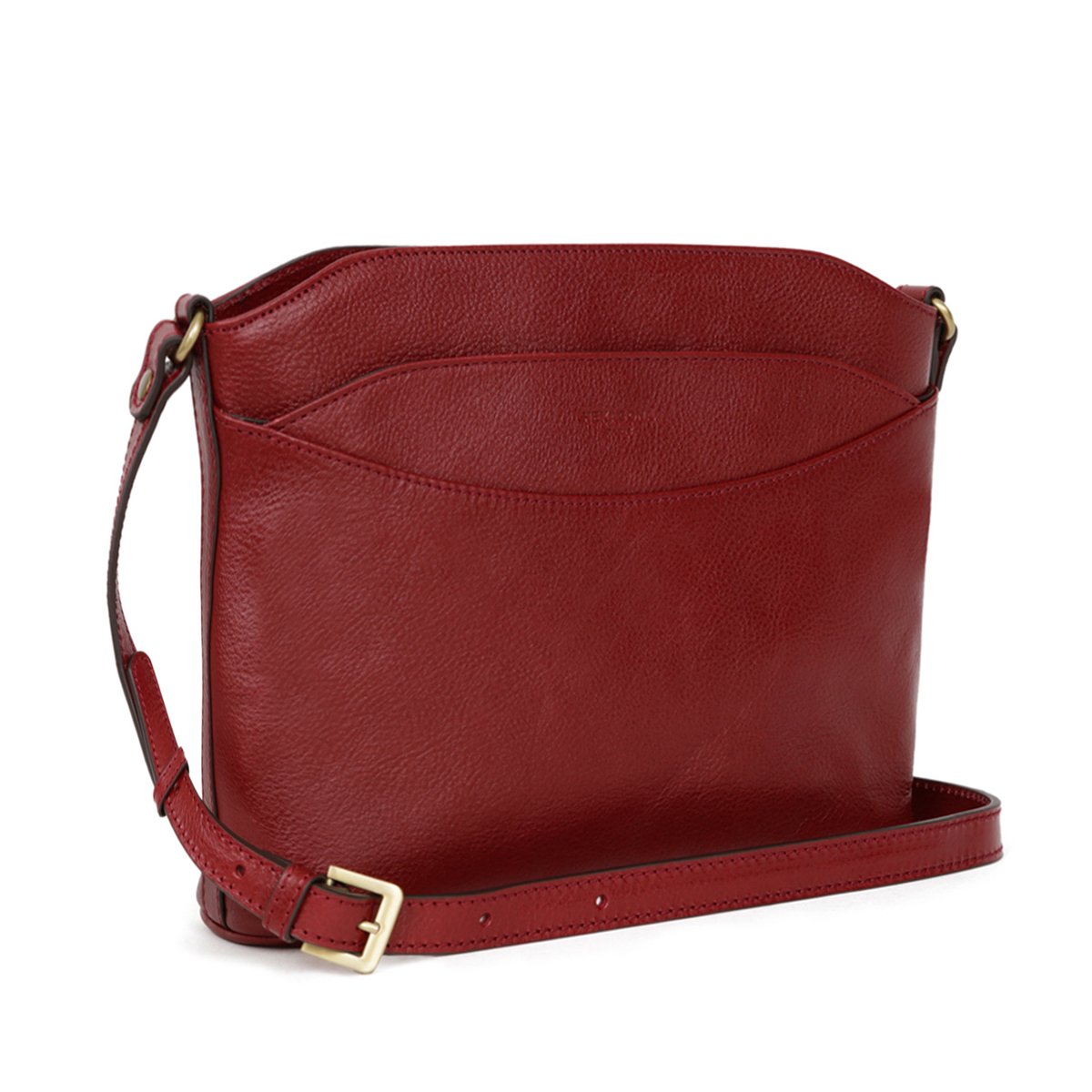 Sac porté travers  RÉPUBLIQUE rouge carmin, HEXAGONA