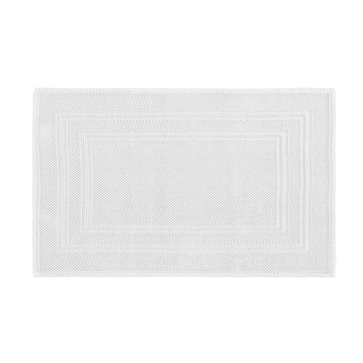 Tapis en coton antidérapant 1350 g/m² PUNTO PLAIN blanc, SENSEI MAISON