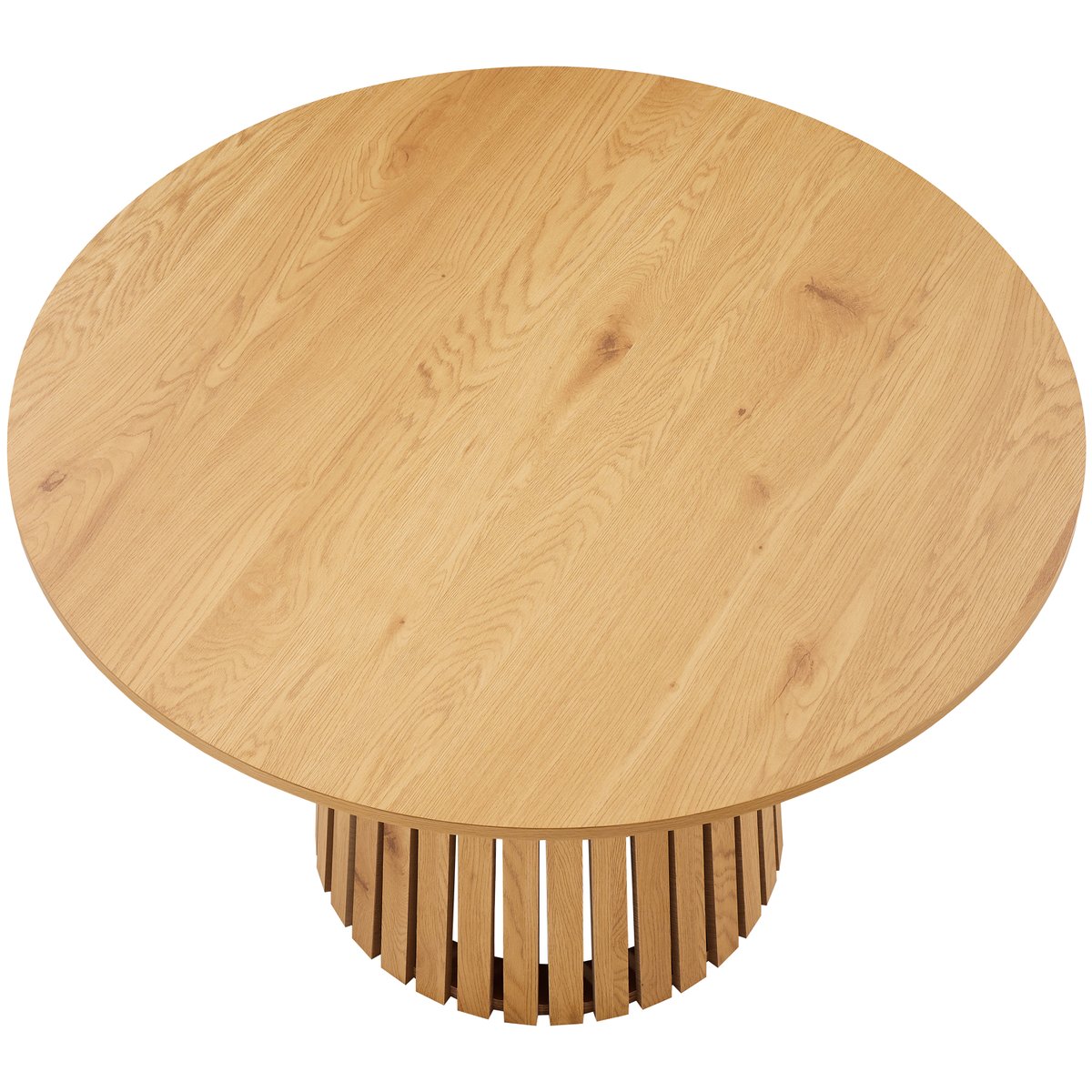 Table à manger en bois clair, ronde, LIV bois clair, HAPPY GARDEN
