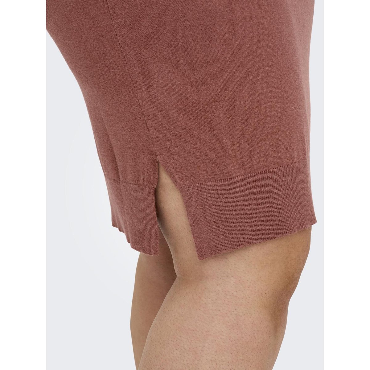 Robe En Maille apple butter, ONLY CARMAKOMA