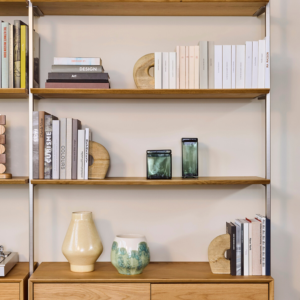 Lot de 2 serre-livres, Sandsti beige, AM.PM