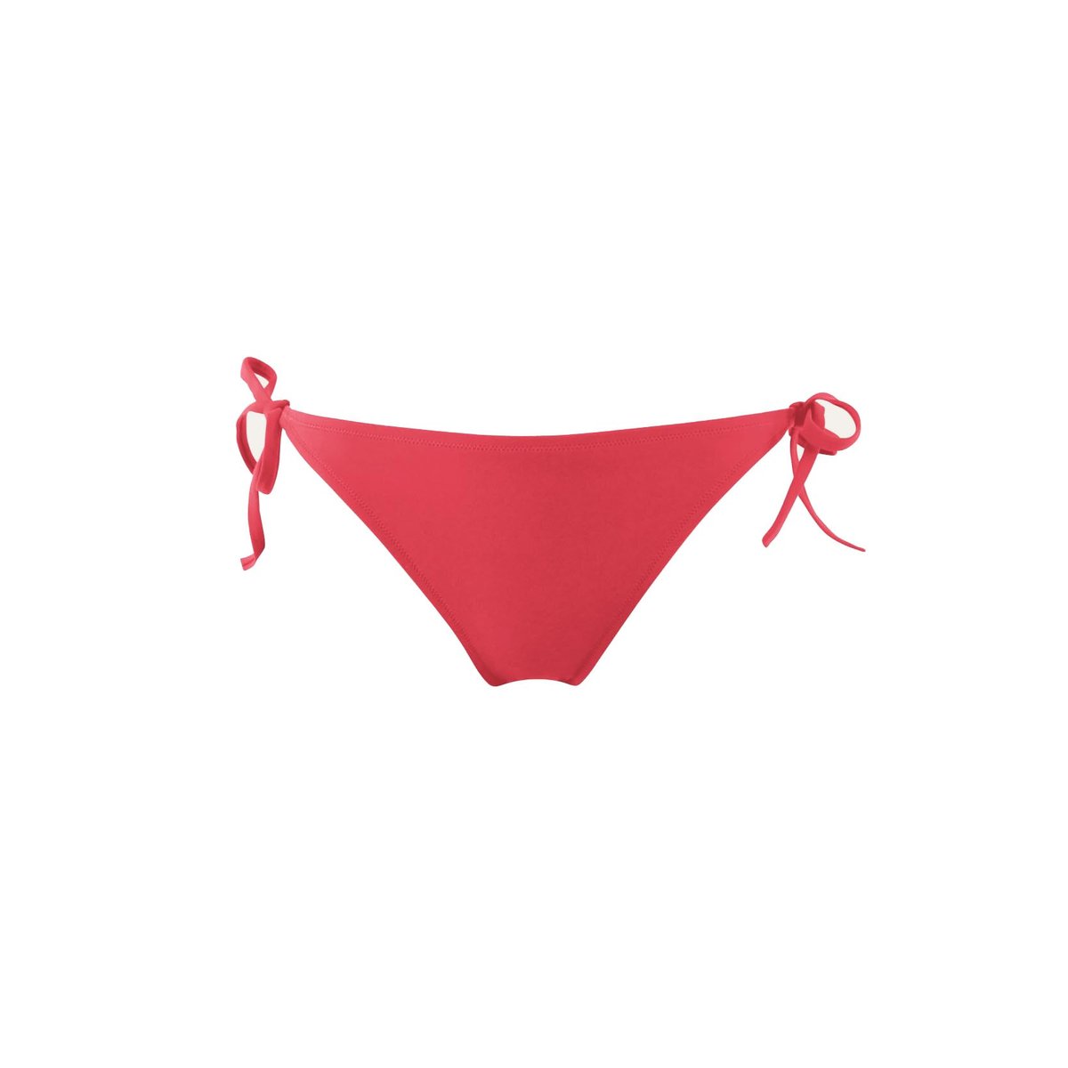 Bas de maillot brésilien à nœuds DARLING rouge, JANINE ROBIN