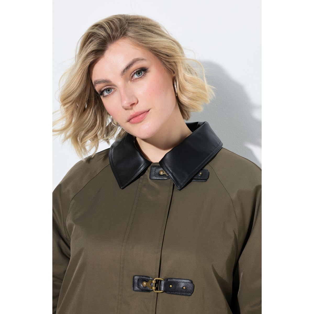 Barnjacket technique, matière déperlante vert loden, ULLA POPKEN
