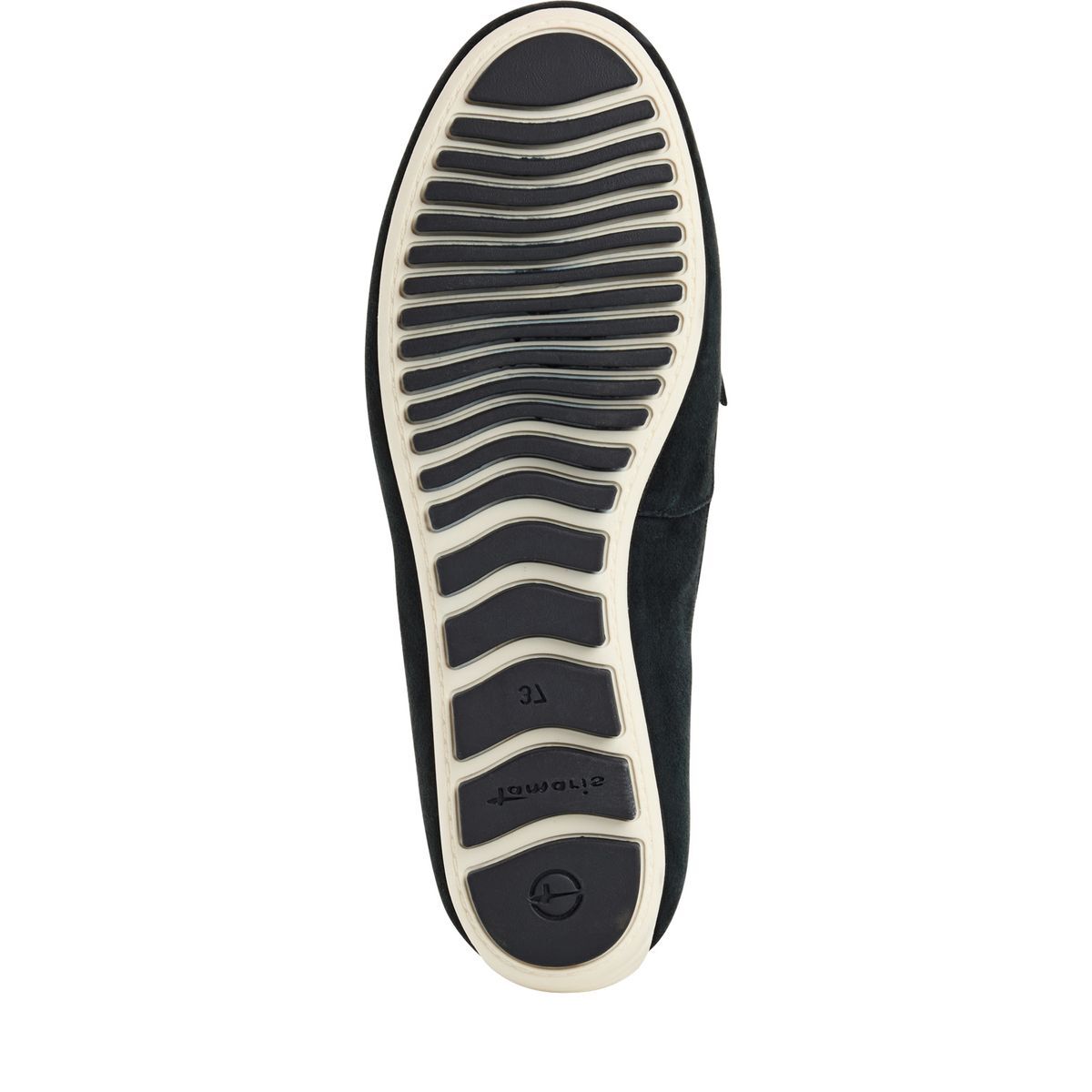 Mocassin en cuir bleu marine, TAMARIS