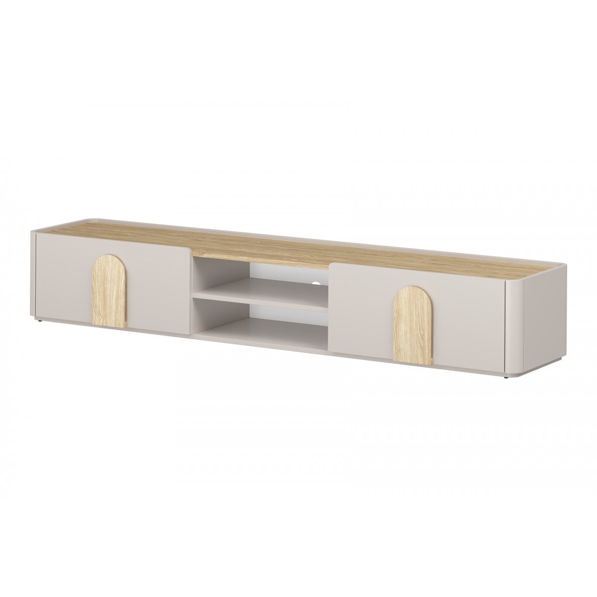 Meuble TV 220 cm , ENYRA beige, BOBOCHIC