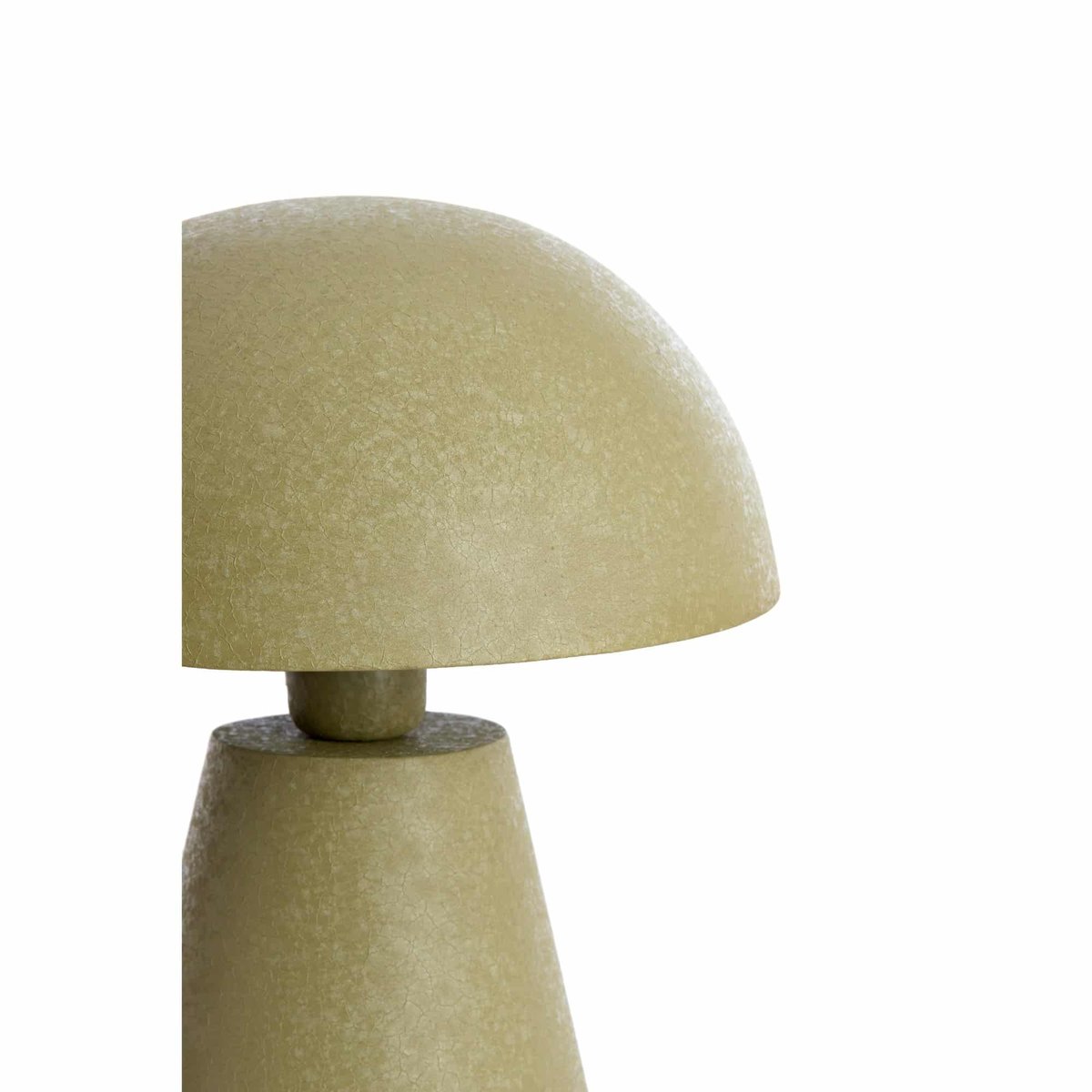 Lampe À Poser Métal SURRINA vert, LIGHT & LIVING