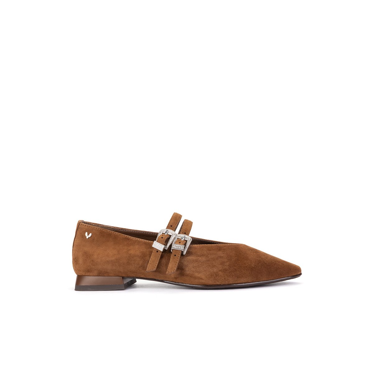 Ballerines cuir Vescia tabaco, MARTINELLI