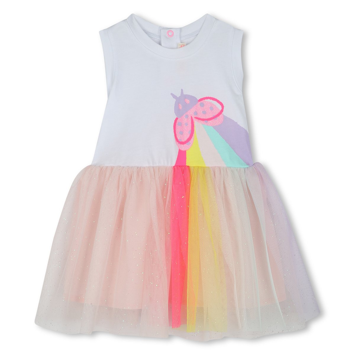 Robe et culotte bouffante blanc rose pale, BILLIEBLUSH