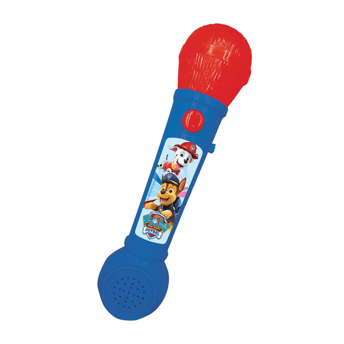Microphone Lumineux Pat’Patrouille bleu, LEXIBOOK